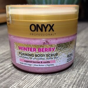 🌹5 for $25🌹Onyx Professional Winter Berry Foaming Body Scrub